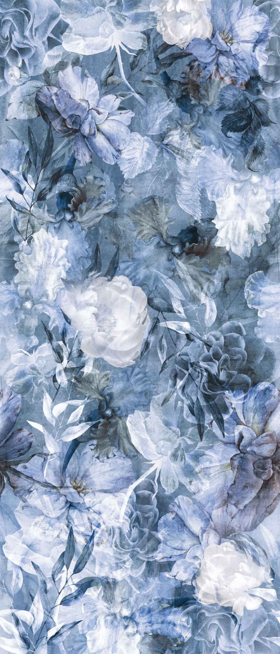 Blue Blossoms Matte