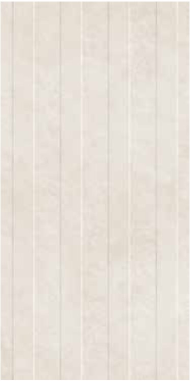 Lyrique Wit Stripdecor 60×120 wandtegels