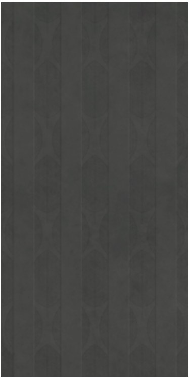 Lyrique Grijs Bladdecor 60×120 wandtegels